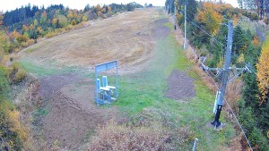 Skiareál Troják - Kamera u nástupu na vlek svah A - 23.10.2026 v 16:55 Skiareál Troják - Kamera u nástupu na vlek svah A - 23.10.2026 v 16:55