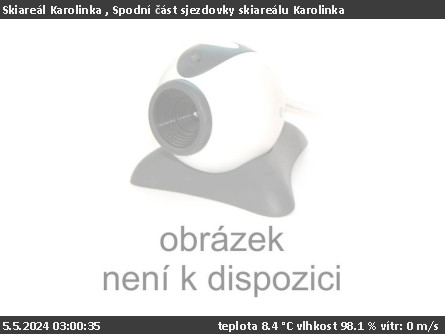 Skiareál Troják - Troják, Maruška - meteo stanice - 2.9.2021 v 12:00