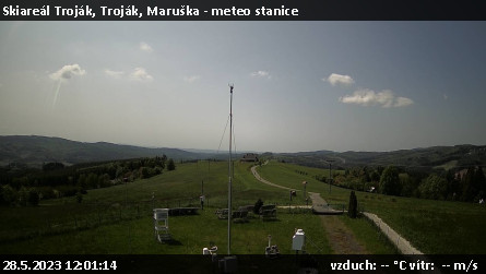Skiareál Troják - Troják, Maruška - meteo stanice - 28.5.2023 v 12:01