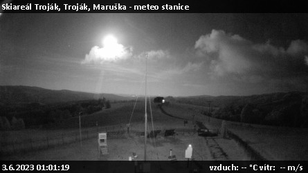 Skiareál Troják - Troják, Maruška - meteo stanice - 3.6.2023 v 01:01