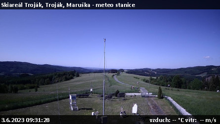 Skiareál Troják - Troják, Maruška - meteo stanice - 3.6.2023 v 09:31