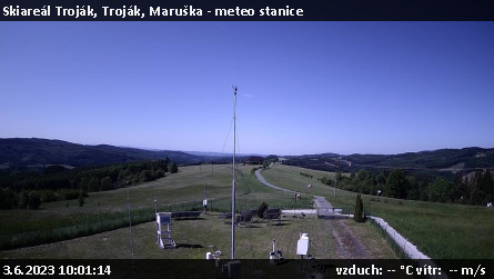 Skiareál Troják - Troják, Maruška - meteo stanice - 3.6.2023 v 10:01