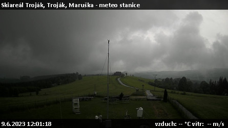 Skiareál Troják - Troják, Maruška - meteo stanice - 9.6.2023 v 12:01
