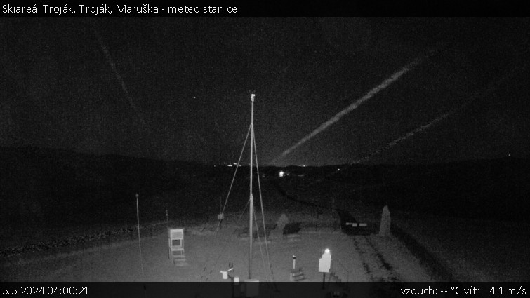 Skiareál Troják - Troják, Maruška - meteo stanice - 5.5.2024 v 04:00