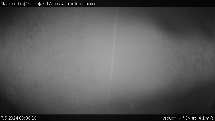 Skiareál Troják - Troják, Maruška - meteo stanice - 7.5.2024 v 03:00