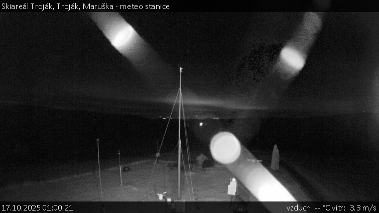 Skiareál Troják - Troják, Maruška - meteo stanice - 17.10.2025 v 01:00 Skiareál Troják - Troják, Maruška - meteo stanice - 17.10.2025 v 01:00