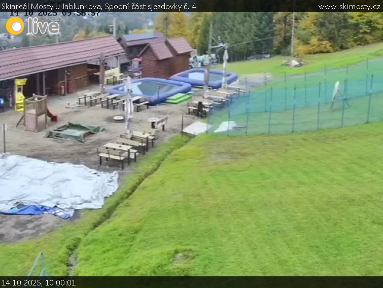 Skiareál Mosty u Jablunkova - Spodní část sjezdovky č. 4 - 14.10.2025 v 10:00 Skiareál Mosty u Jablunkova - Spodní část sjezdovky č. 4 - 14.10.2025 v 10:00