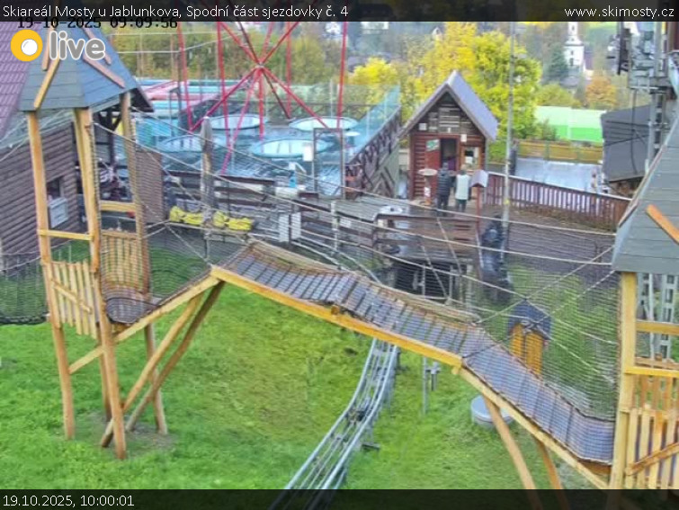 Skiareál Mosty u Jablunkova - Spodní část sjezdovky č. 4 - 19.10.2025 v 10:00 Skiareál Mosty u Jablunkova - Spodní část sjezdovky č. 4 - 19.10.2025 v 10:00