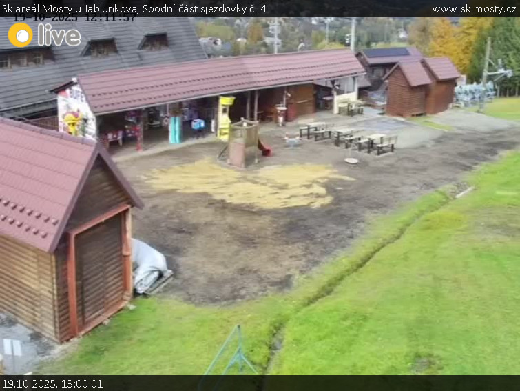 Skiareál Mosty u Jablunkova - Spodní část sjezdovky č. 4 - 19.10.2025 v 13:00 Skiareál Mosty u Jablunkova - Spodní část sjezdovky č. 4 - 19.10.2025 v 13:00