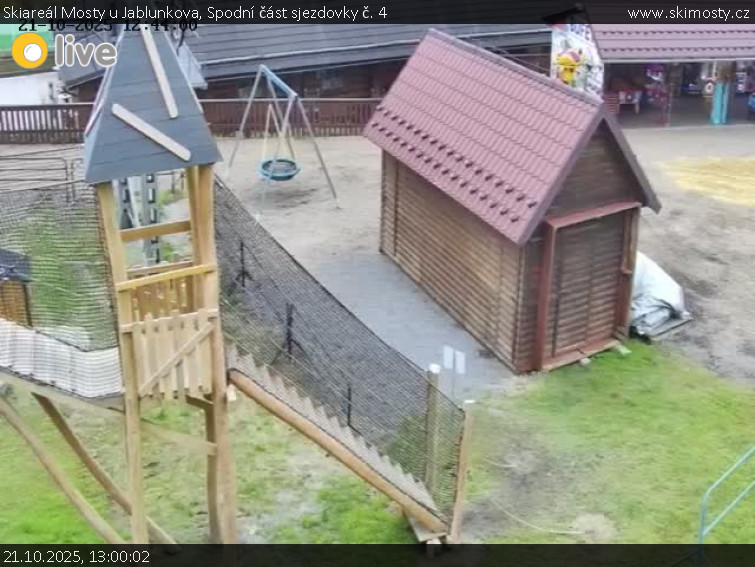 Skiareál Mosty u Jablunkova - Spodní část sjezdovky č. 4 - 21.10.2025 v 13:00 Skiareál Mosty u Jablunkova - Spodní část sjezdovky č. 4 - 21.10.2025 v 13:00