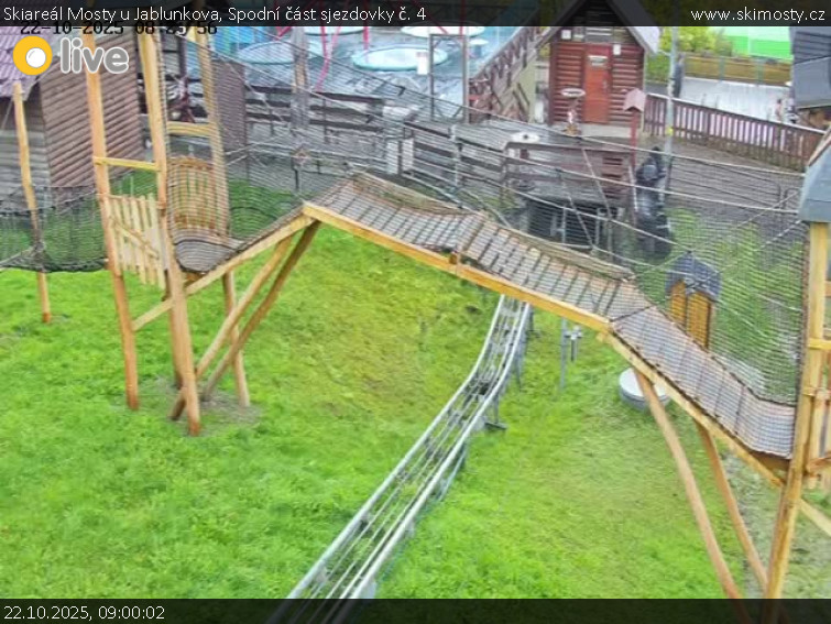 Skiareál Mosty u Jablunkova - Spodní část sjezdovky č. 4 - 22.10.2025 v 09:00 Skiareál Mosty u Jablunkova - Spodní část sjezdovky č. 4 - 22.10.2025 v 09:00