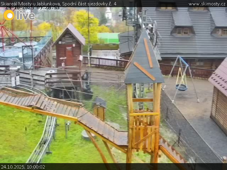 Skiareál Mosty u Jablunkova - Spodní část sjezdovky č. 4 - 24.10.2025 v 10:00 Skiareál Mosty u Jablunkova - Spodní část sjezdovky č. 4 - 24.10.2025 v 10:00