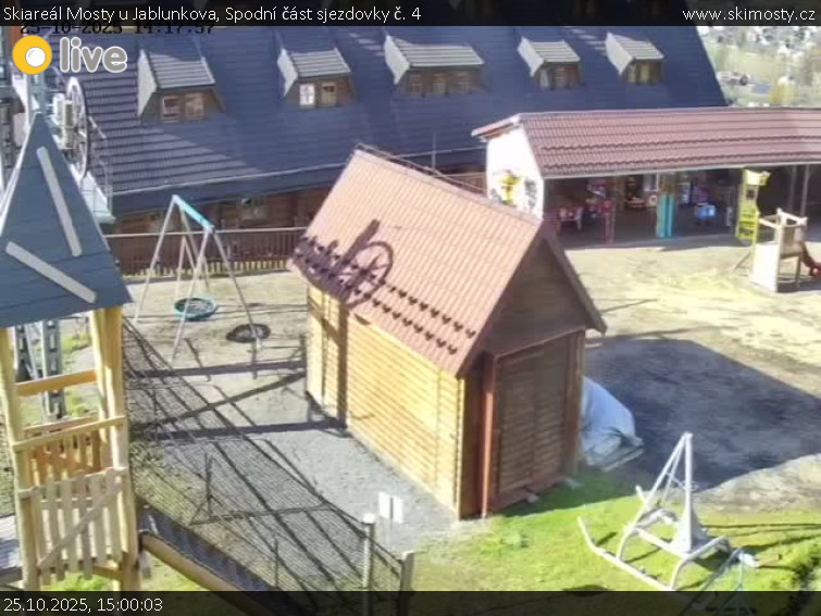 Skiareál Mosty u Jablunkova - Spodní část sjezdovky č. 4 - 25.10.2025 v 15:00 Skiareál Mosty u Jablunkova - Spodní část sjezdovky č. 4 - 25.10.2025 v 15:00