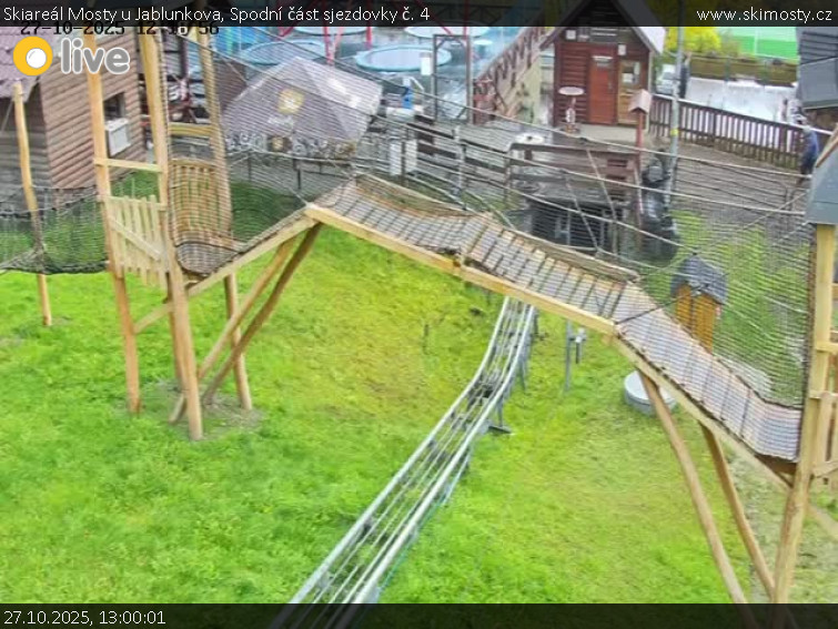 Skiareál Mosty u Jablunkova - Spodní část sjezdovky č. 4 - 27.10.2025 v 13:00 Skiareál Mosty u Jablunkova - Spodní část sjezdovky č. 4 - 27.10.2025 v 13:00