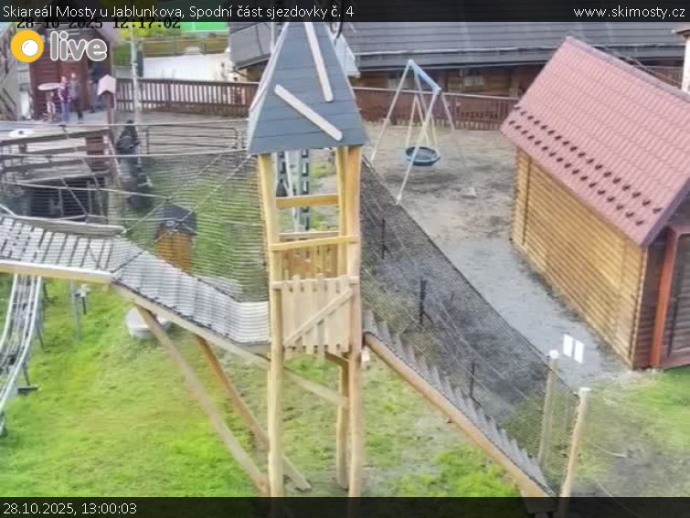 Skiareál Mosty u Jablunkova - Spodní část sjezdovky č. 4 - 28.10.2025 v 13:00 Skiareál Mosty u Jablunkova - Spodní část sjezdovky č. 4 - 28.10.2025 v 13:00