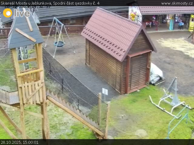 Skiareál Mosty u Jablunkova - Spodní část sjezdovky č. 4 - 28.10.2025 v 15:00 Skiareál Mosty u Jablunkova - Spodní část sjezdovky č. 4 - 28.10.2025 v 15:00