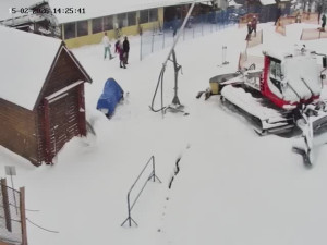 Skiareál Mosty u Jablunkova - Spodní část sjezdovky č. 4 - 15.2.2026 v 15:00 Skiareál Mosty u Jablunkova - Spodní část sjezdovky č. 4 - 15.2.2026 v 15:00