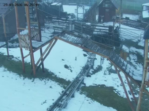 Skiareál Mosty u Jablunkova - Spodní část sjezdovky č. 4 - 29.3.2026 v 07:00 Skiareál Mosty u Jablunkova - Spodní část sjezdovky č. 4 - 29.3.2026 v 07:00