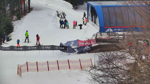 Skiareál Bílá - Bílá - panorama - 11.2.2026 v 08:30 Skiareál Bílá - Bílá - panorama - 11.2.2026 v 08:30