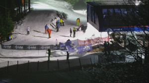 Skiareál Bílá - Bílá - panorama - 11.2.2026 v 19:00 Skiareál Bílá - Bílá - panorama - 11.2.2026 v 19:00