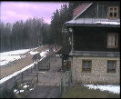 SkiAreál - Horský hotel Vsacký Cáb - Terasa horského hotelu - 7.3.2023 v 13:00