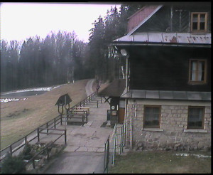 SkiAreál - Horský hotel Vsacký Cáb - Terasa horského hotelu - 30.3.2023 v 09:00