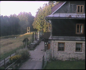 SkiAreál - Horský hotel Vsacký Cáb - Terasa horského hotelu - 13.8.2024 v 06:15 SkiAreál - Horský hotel Vsacký Cáb - Terasa horského hotelu - 13.8.2024 v 06:15