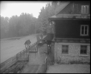 SkiAreál - Horský hotel Vsacký Cáb - Terasa horského hotelu - 24.10.2025 v 17:45 SkiAreál - Horský hotel Vsacký Cáb - Terasa horského hotelu - 24.10.2025 v 17:45