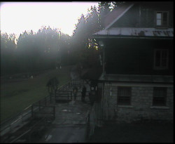 Terasa horského hotelu