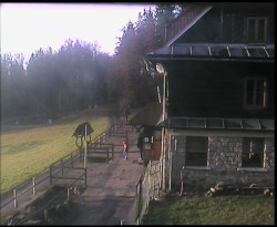 Terasa horského hotelu