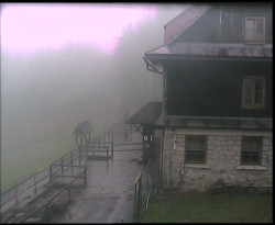 Terasa horského hotelu