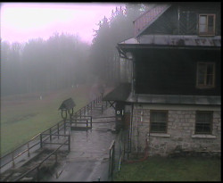 Terasa horského hotelu