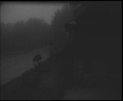 Terasa horského hotelu