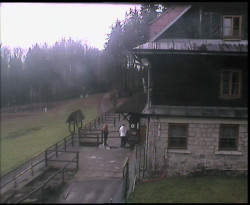 Terasa horského hotelu