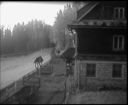 Terasa horského hotelu