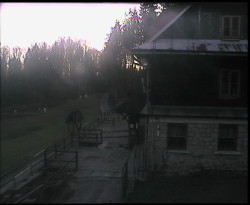 Terasa horského hotelu