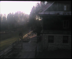 Terasa horského hotelu