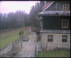 Terasa horského hotelu