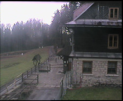 Terasa horského hotelu