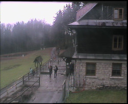 Terasa horského hotelu