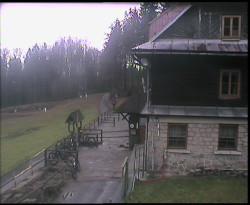 Terasa horského hotelu