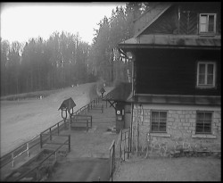 Terasa horského hotelu