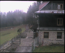 Terasa horského hotelu