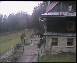 Terasa horského hotelu