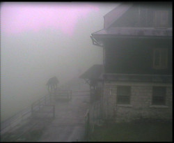 Terasa horského hotelu