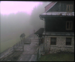 Terasa horského hotelu