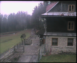 Terasa horského hotelu
