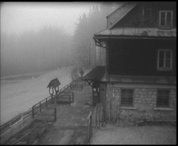 Terasa horského hotelu