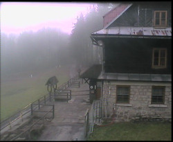 Terasa horského hotelu