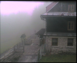 Terasa horského hotelu